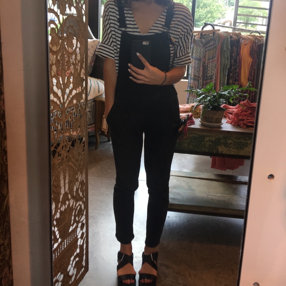 Urban Outfitters Black Overalls